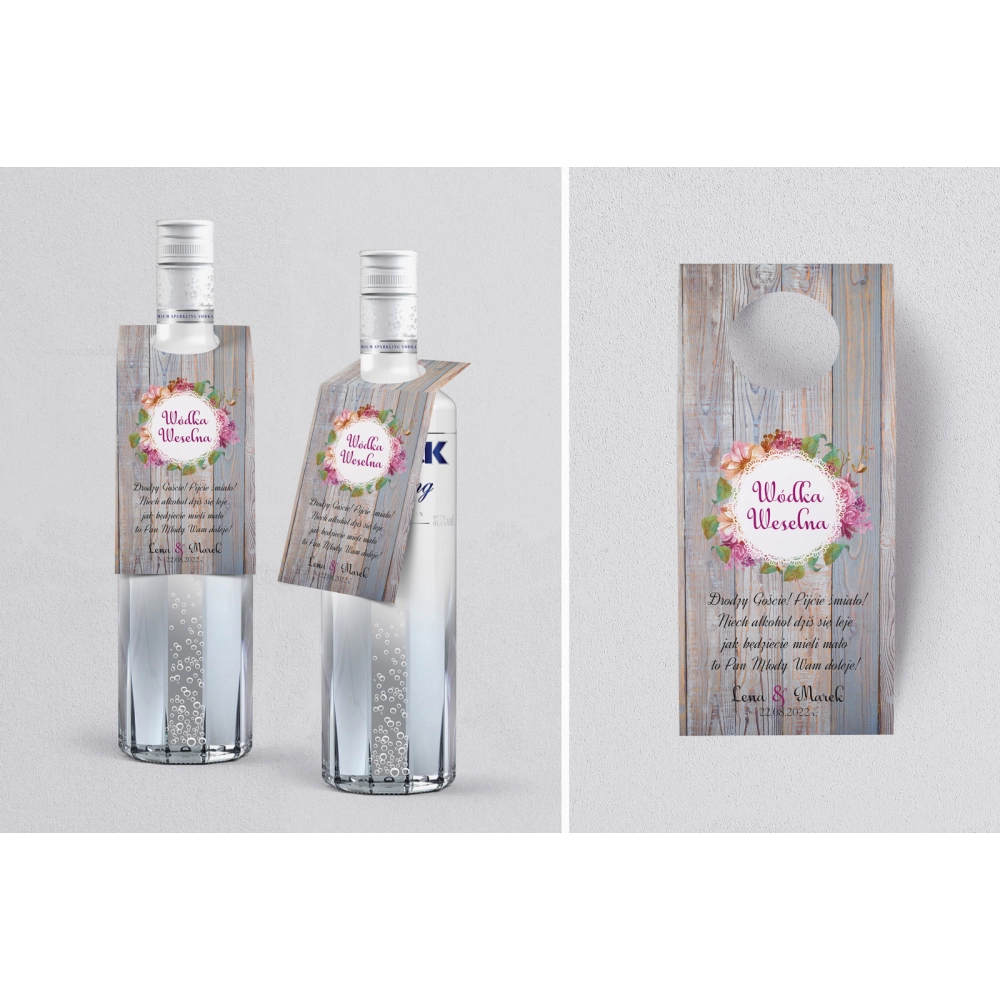 Zawieszka na alkohol oczko Rustical Motyw 1