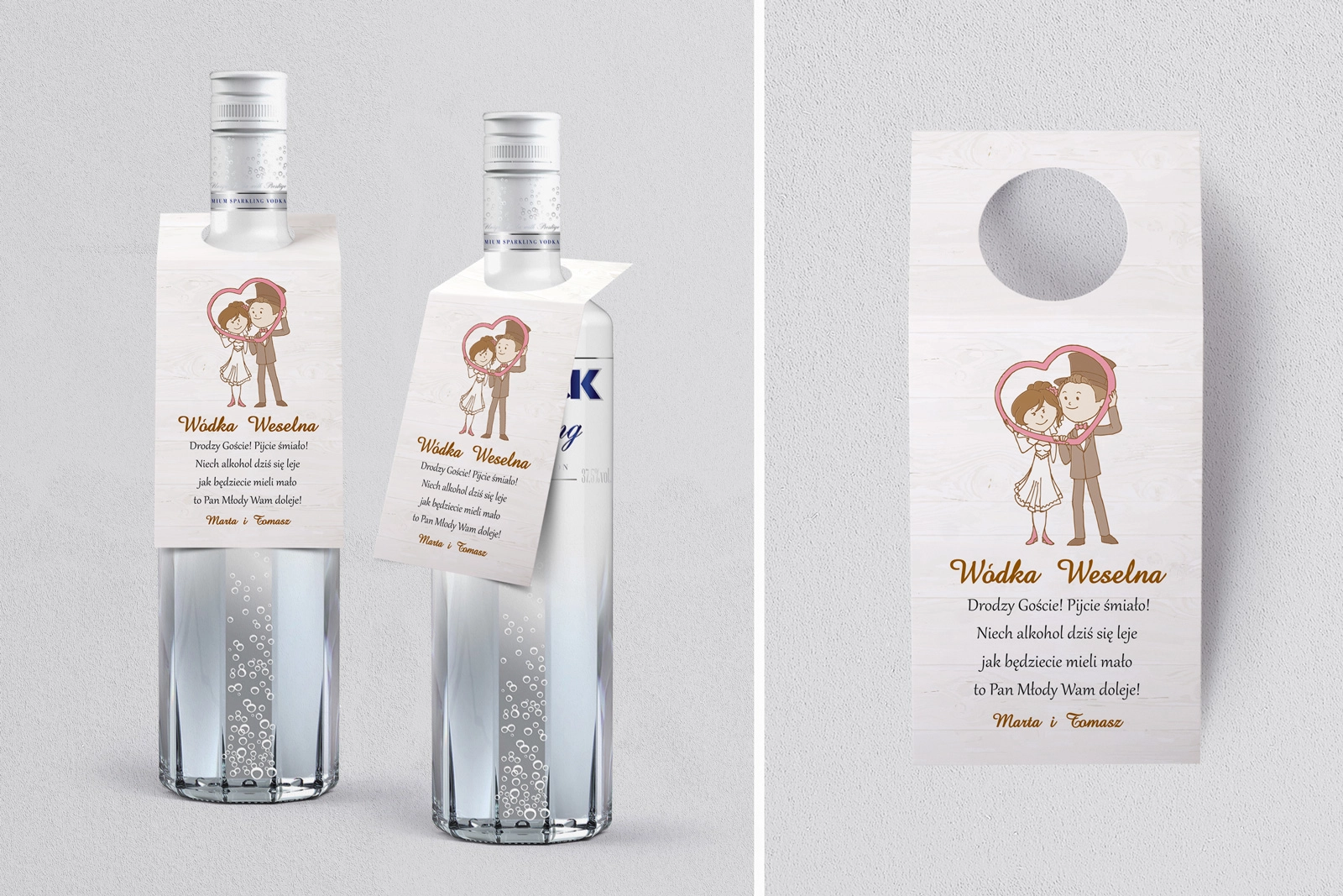 Zawieszka na alkohol oczko Naturalna Miłość Motyw 9