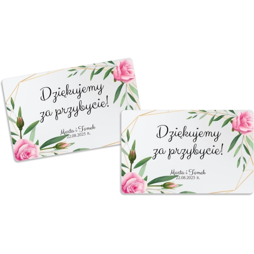 Magnes Prostokątny - Flowers & Frame Motyw 4