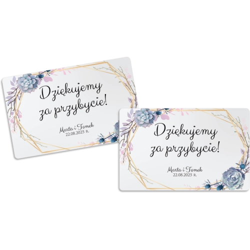 Magnes Prostokątny - Flowers & Frame Motyw 6