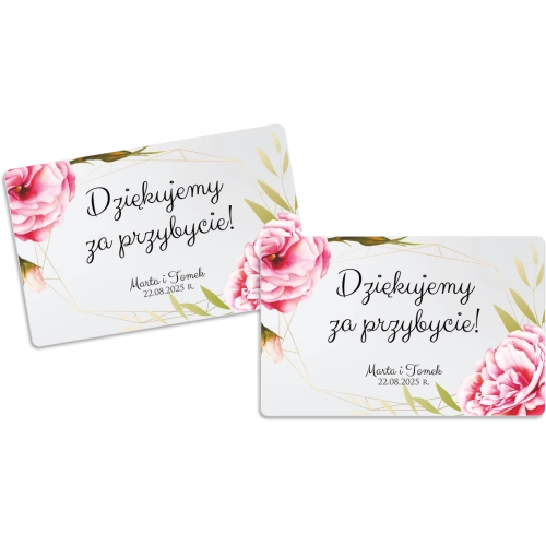 Magnes Prostokątny - Flowers & Frame Motyw 5