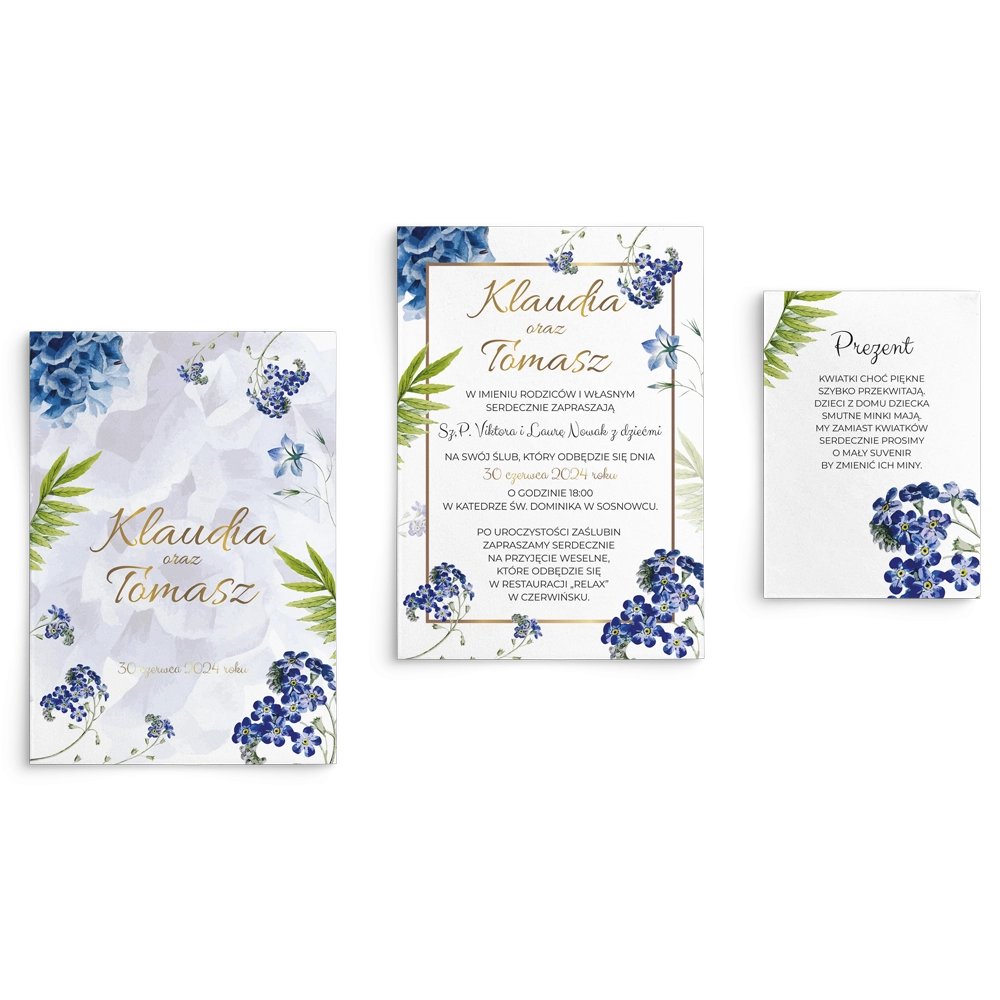 Zaproszenia ślubne Dream - Motyw 4
