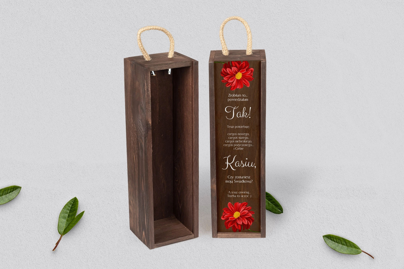 Prośba o Świadkowanie - SNW brązowa Sweet Love Motyw 5