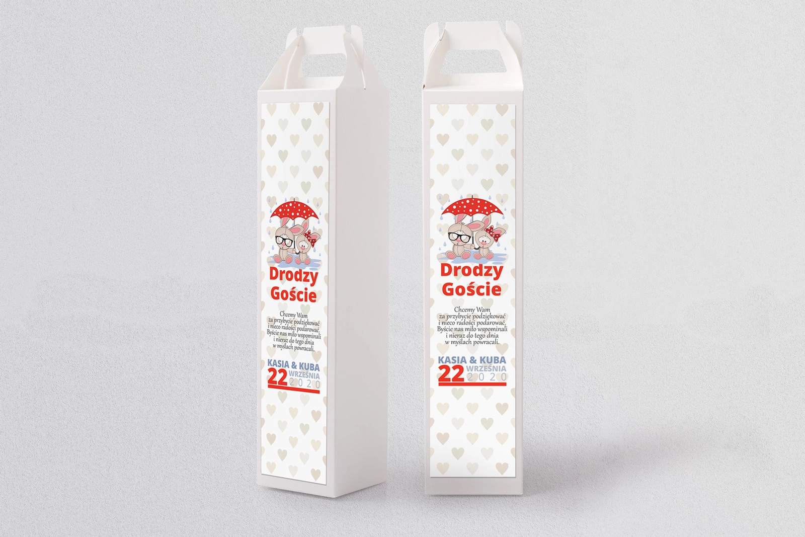 Pudełko na alkohol Uroczy Deszcz Motyw 4