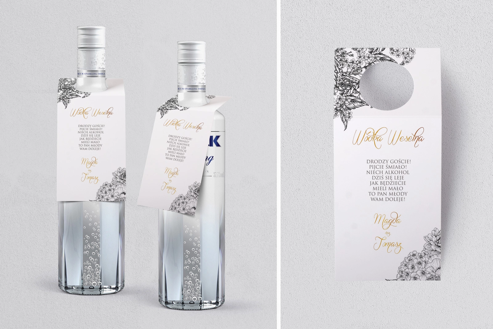 Zawieszka na alkohol oczko Adore - Motyw 3