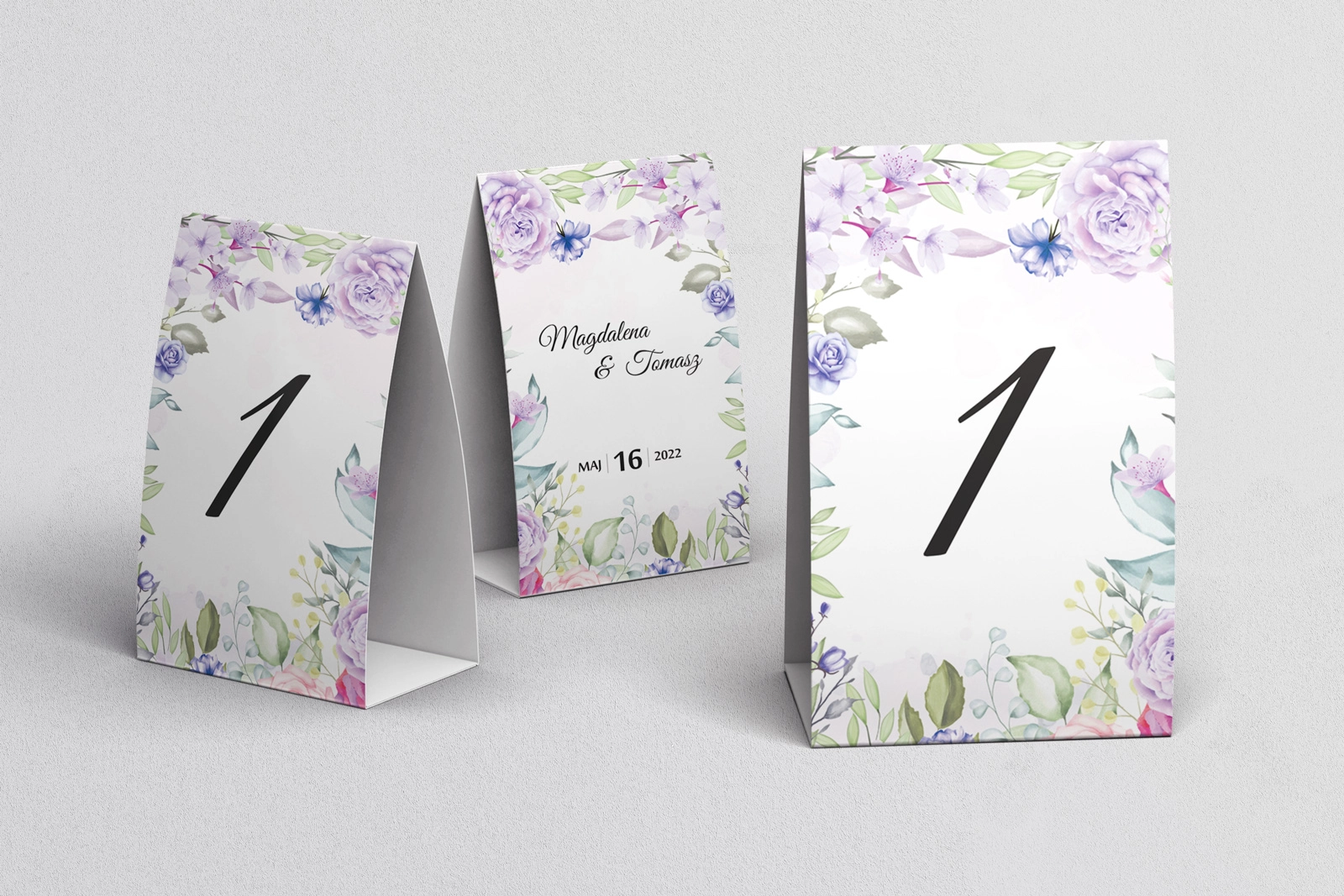 Numerki na stół Amelia - Motyw 4