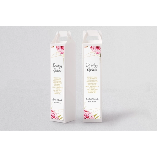 Pudełko na alkohol Flowers & Frame Motyw 5