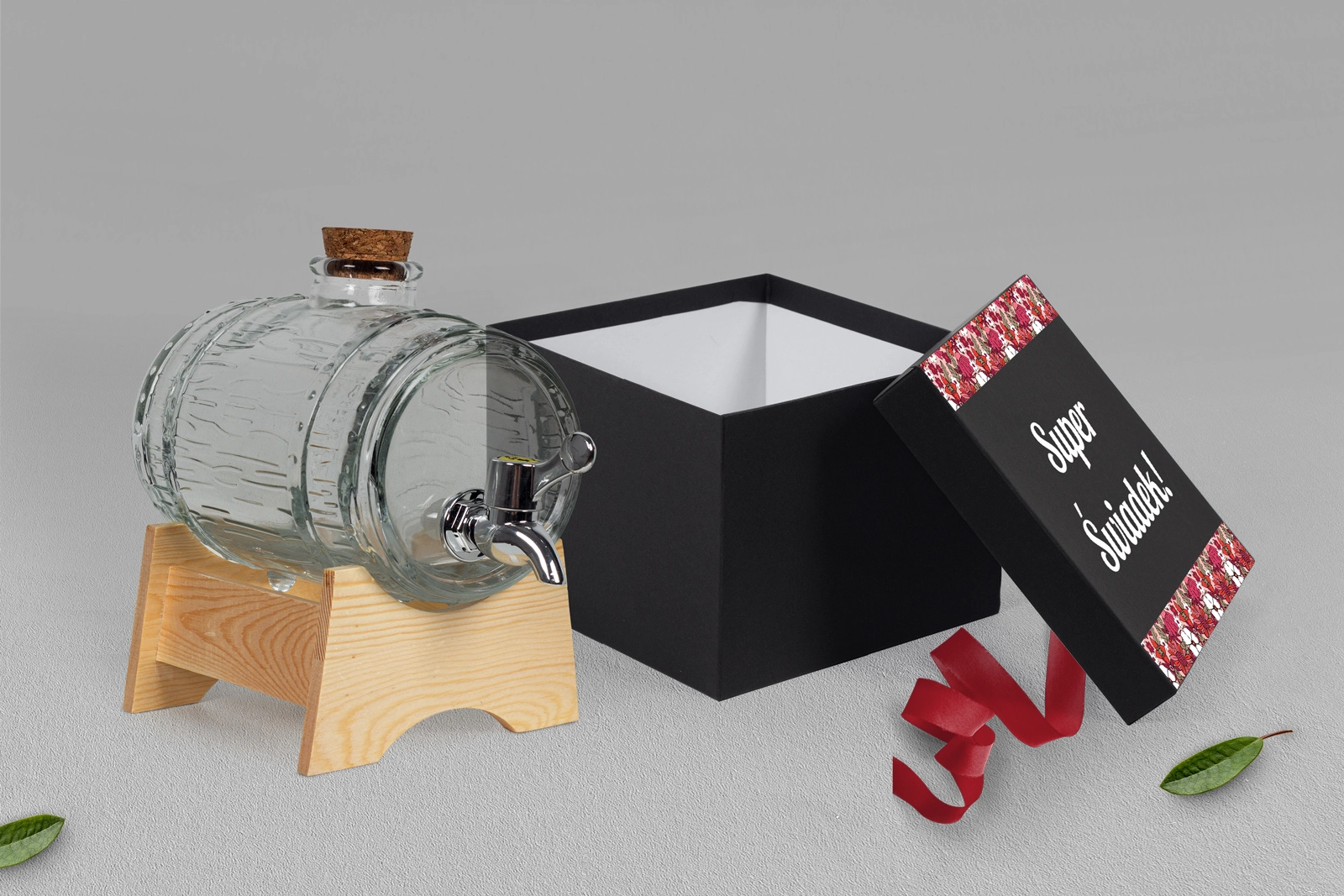 Antałek - opakowanie czarne Retro Style Motyw 2