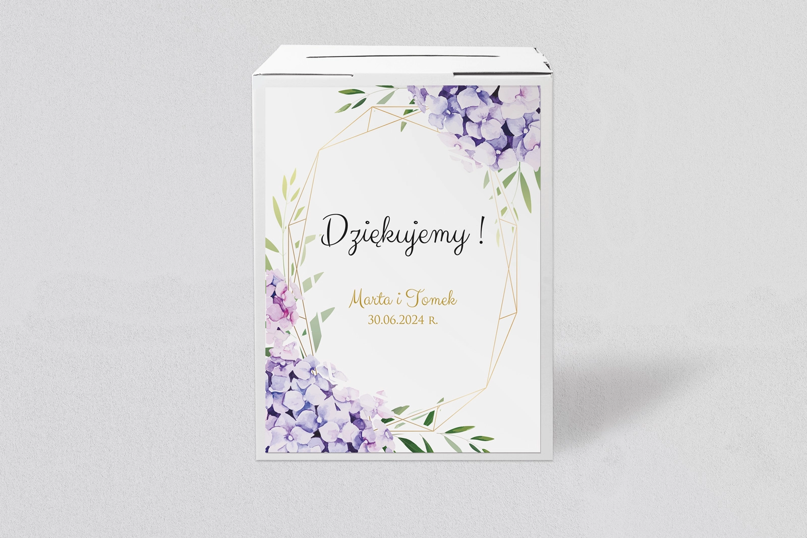 Pudełko na koperty i pieniądze Flowers & Frame Motyw 1