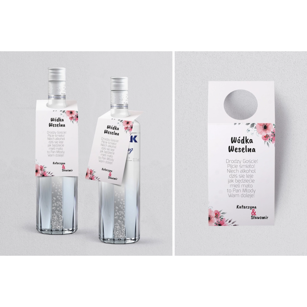 Zawieszka na alkohol oczko Bukiety Motyw 14