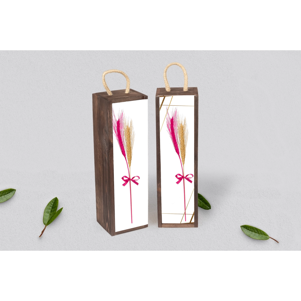 Skrzynka dla Rodziców - SNW Brązowa Marmur & Złoto - Motyw 2