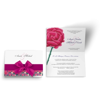 Zaproszenie ślubne Laura - Motyw 4