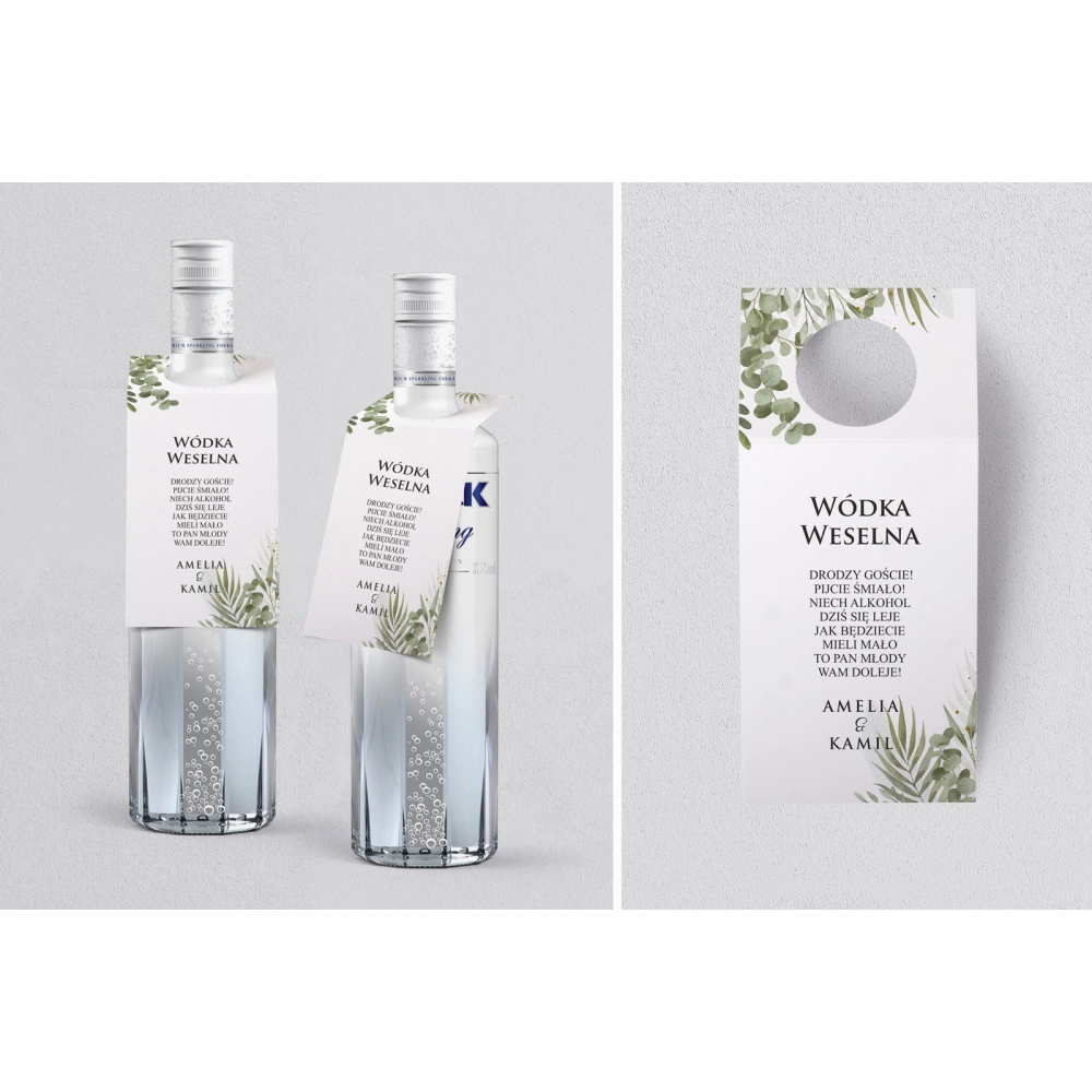 Zawieszka na alkohol oczko Leaves Motyw 2