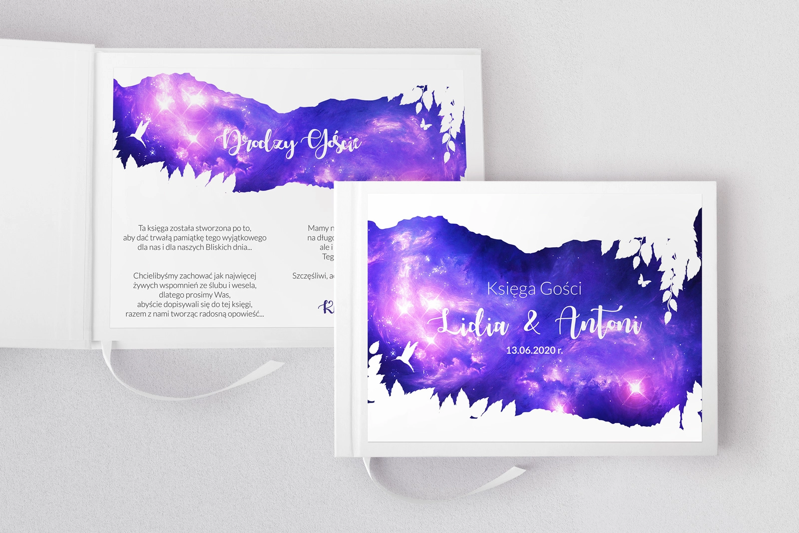 Księga Gości Weselnych Stylish Motyw 3