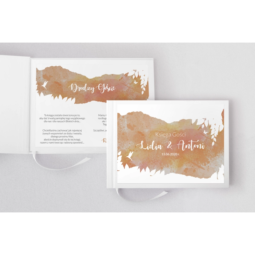 Księga Gości Weselnych Stylish Motyw 17