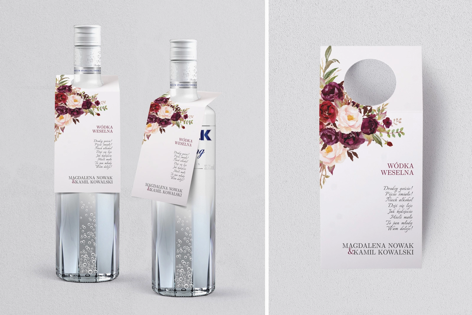 Zawieszka na alkohol oczko Fabello Motyw 2