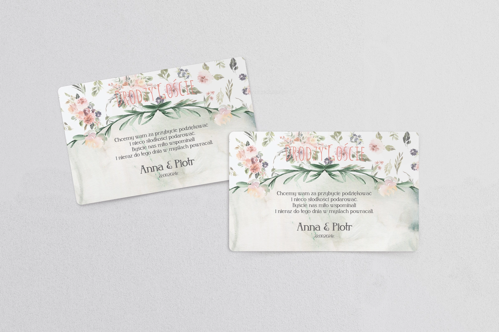 Naklejki na ciasto weselne Animals - Motyw 3