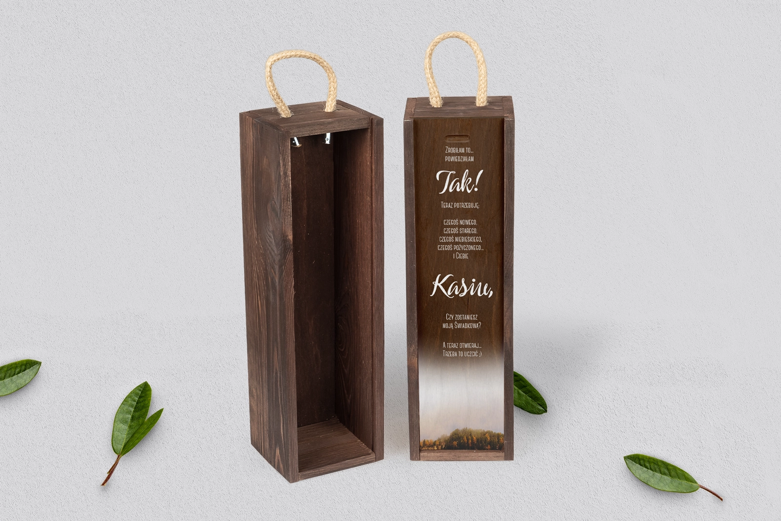 Prośba o Świadkowanie - SNW brązowa Forest - Motyw 3