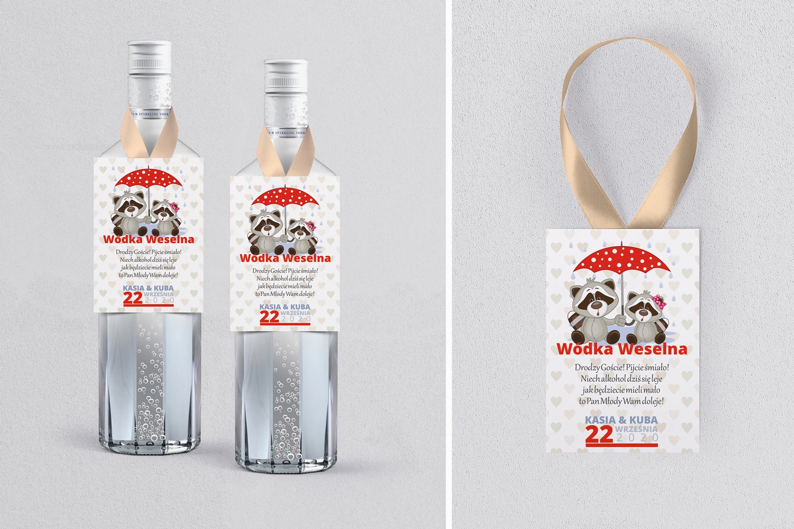 Zawieszka na alkohol Uroczy Deszcz Motyw 18