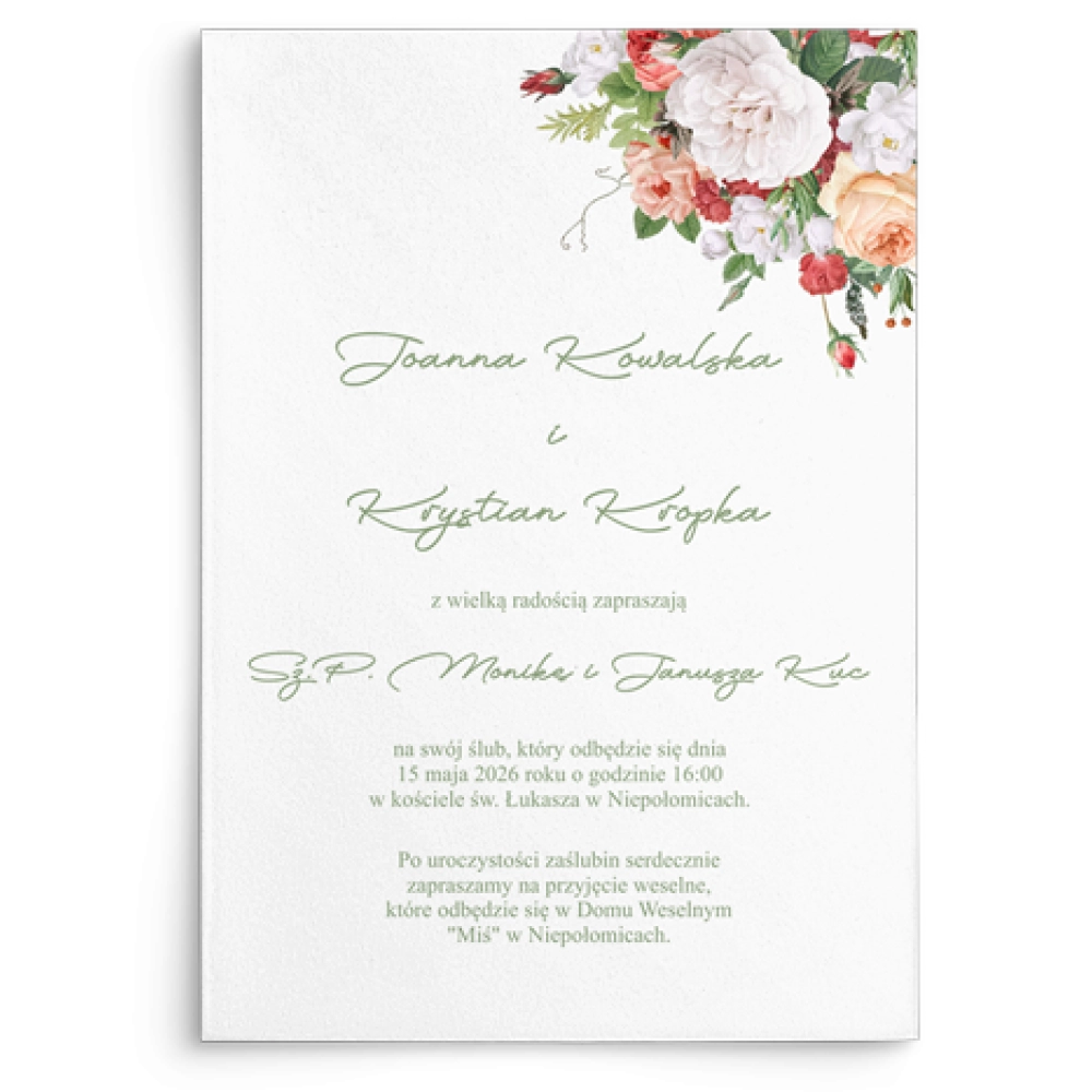 Zaproszenia ślubne Day - Motyw 3