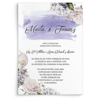 Zaproszenia ślubne Charlotte - Motyw 2
