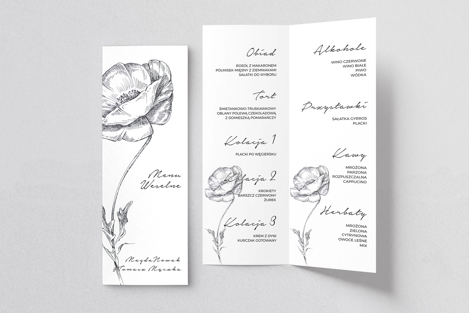 Menu Weselne Elia - Motyw 1