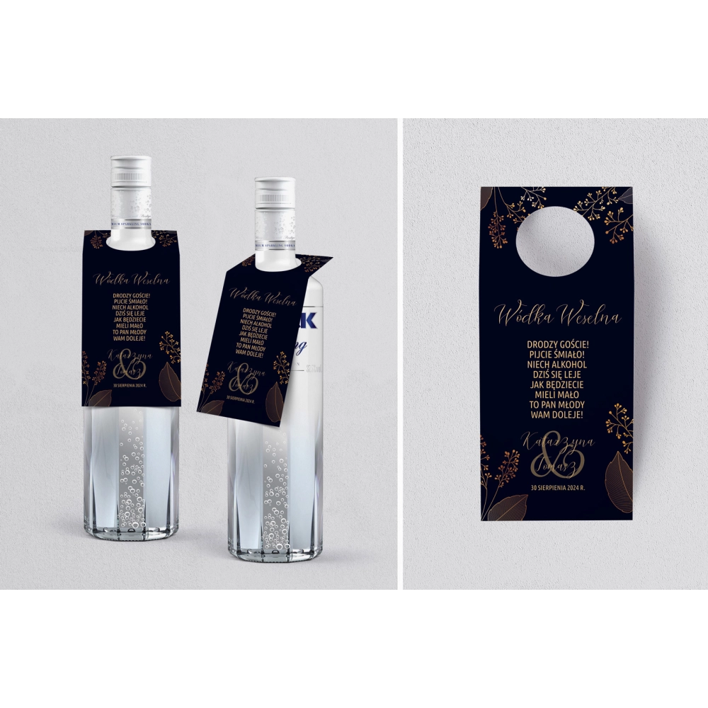 Zawieszka na alkohol oczko Goldish Motyw 1