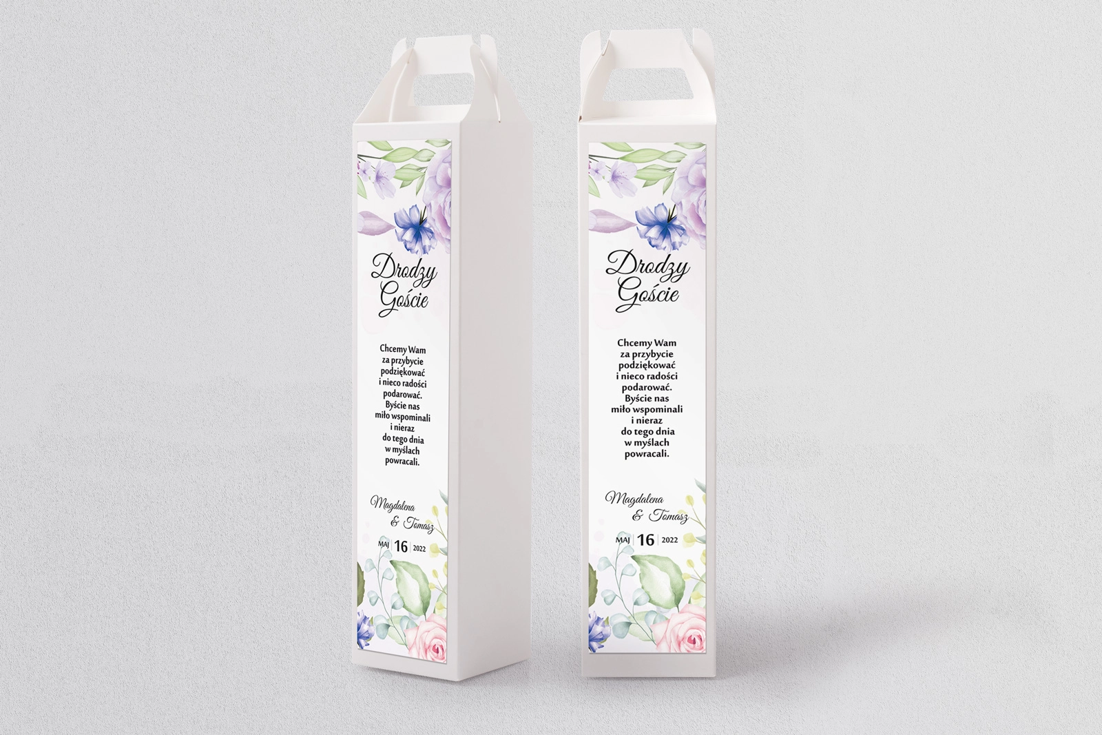 Pudełko na alkohol Amelia - Motyw 4