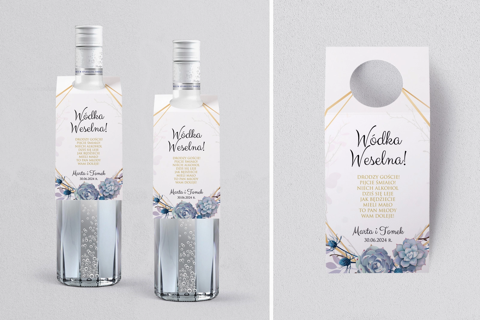 Zawieszka na alkohol oczko Flowers & Frame Motyw 6