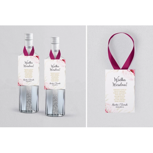 Zawieszka na alkohol Flowers & Frame - Motyw 5