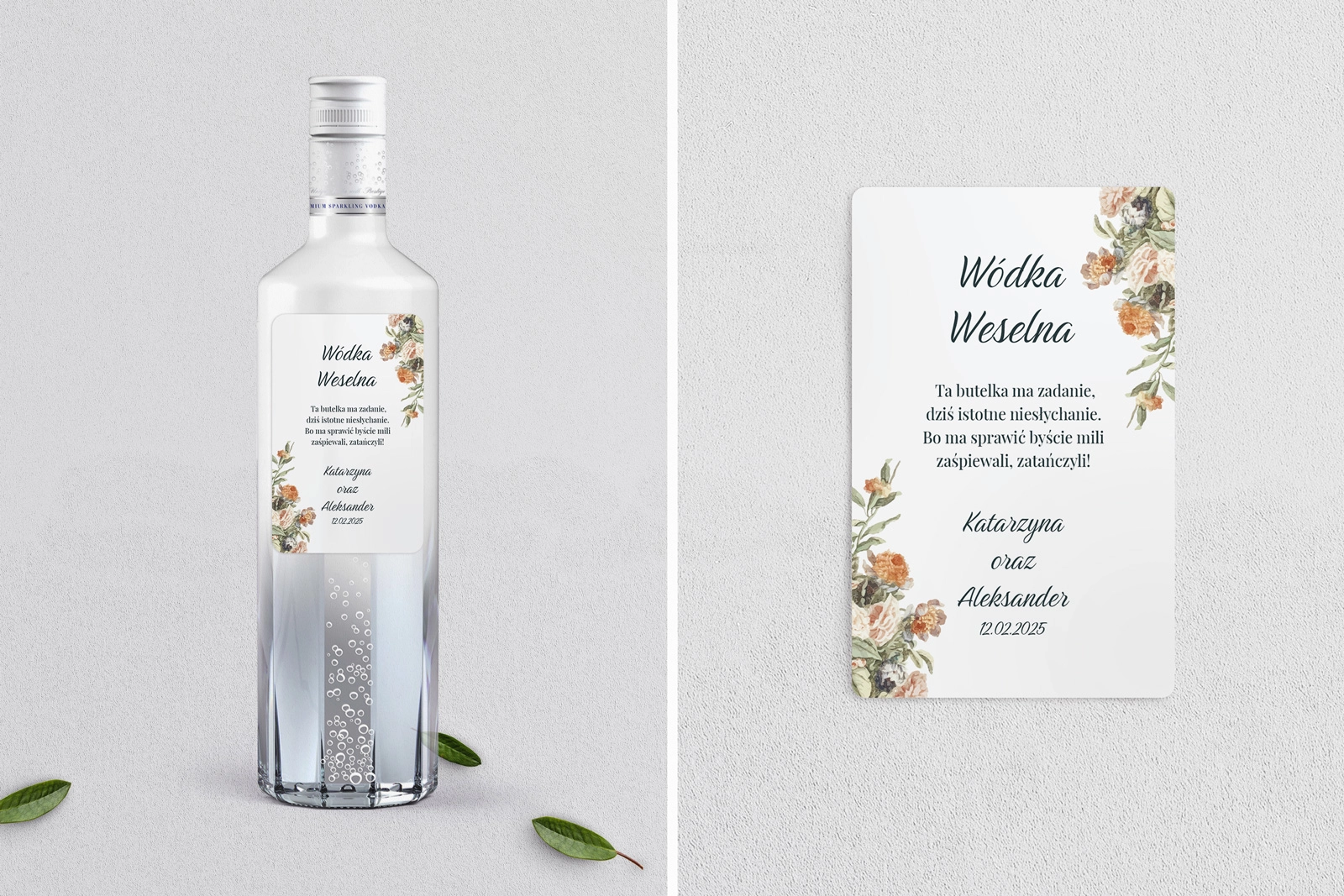 Naklejki na alkohol - Rustic Summer Motyw 2