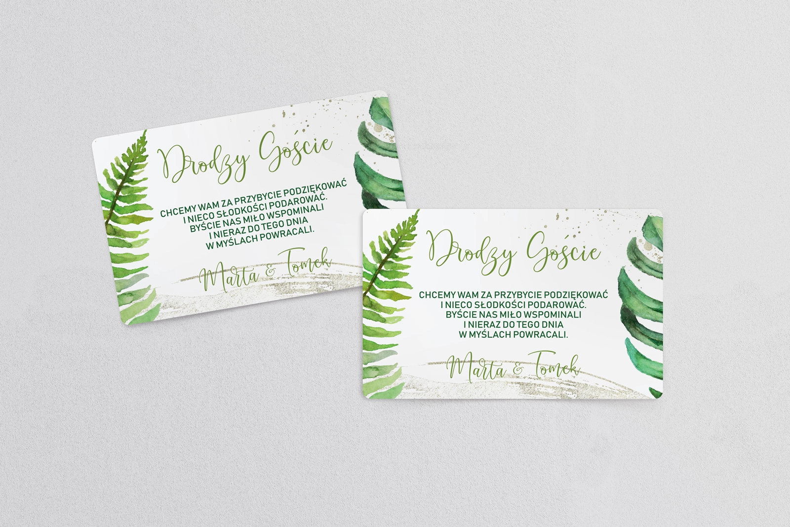 Naklejki na ciasto weselne Tropical Motyw 1