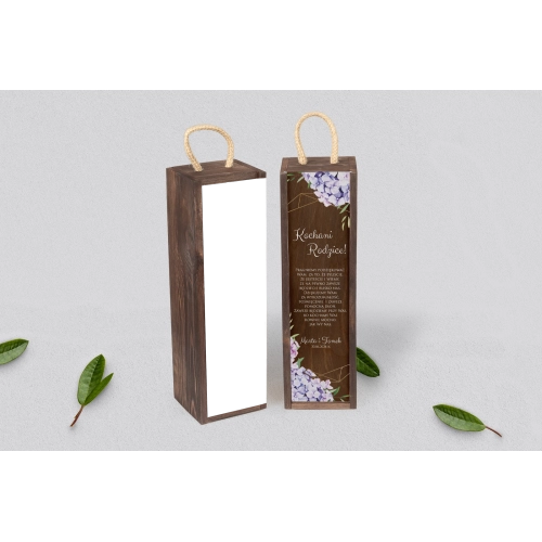 Skrzynka dla Rodziców - SNW Brązowa Flowers & Frame Motyw 1