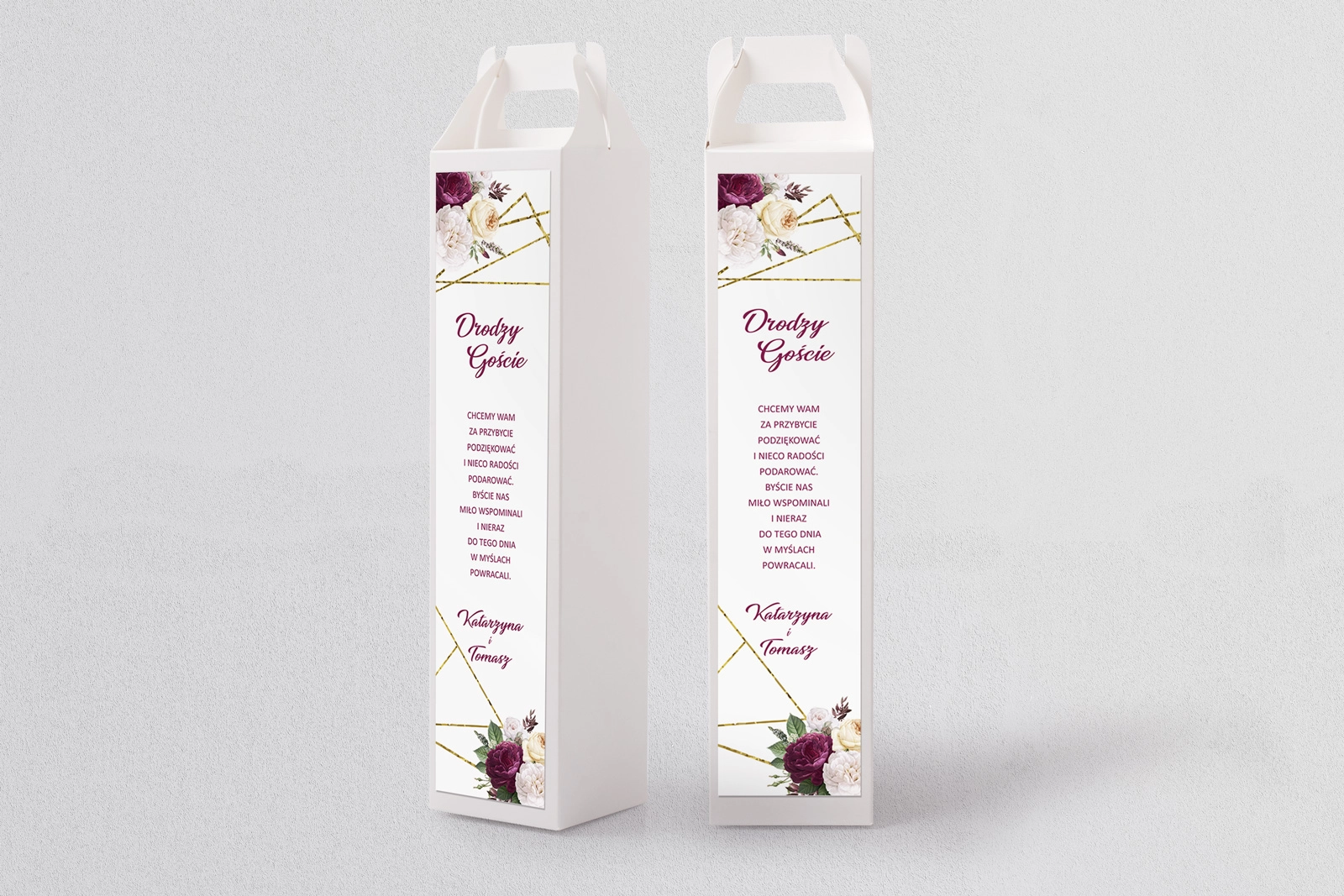 Pudełko na alkohol Modena Motyw 1