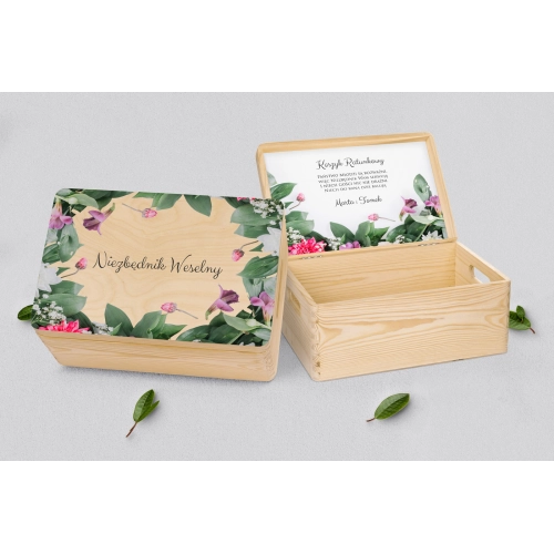 Koszyczek ratunkowy weselny naturalny - Soft Motyw 6