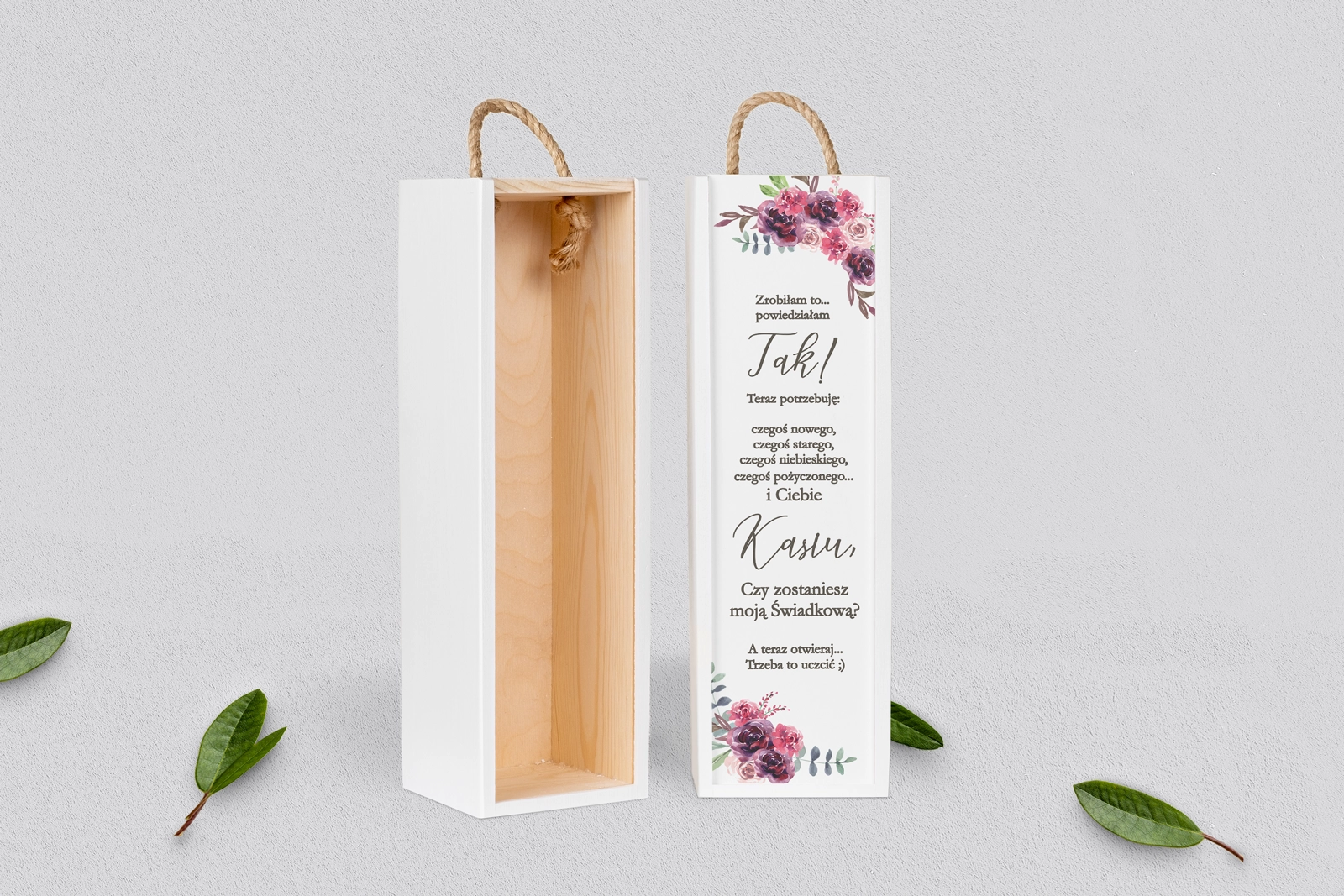 Prośba o Świadkowanie - SNW biała PasteLove Motyw 1