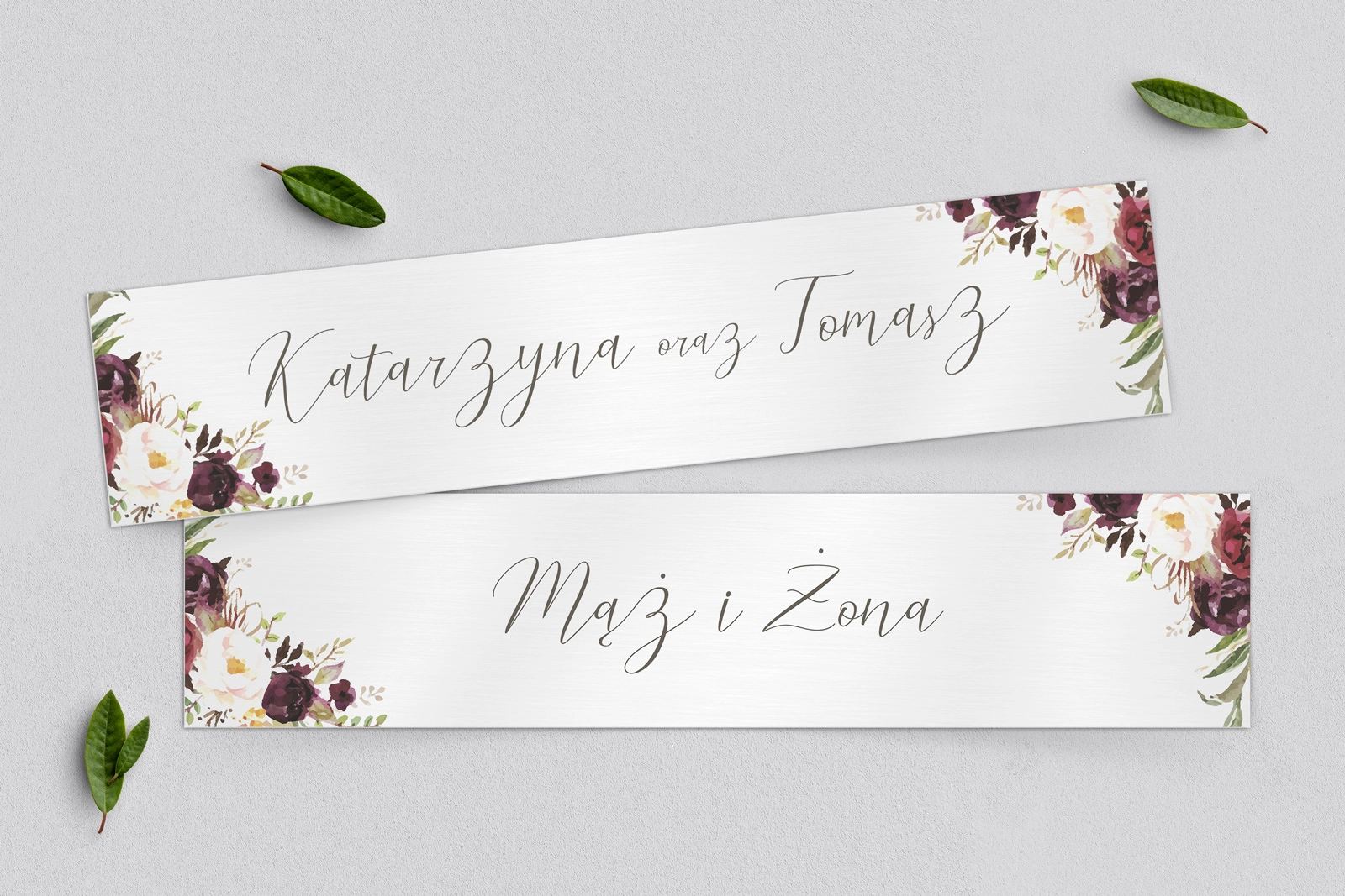 Tablice Rejestracyjne 2 szt. - PasteLove Motyw 3