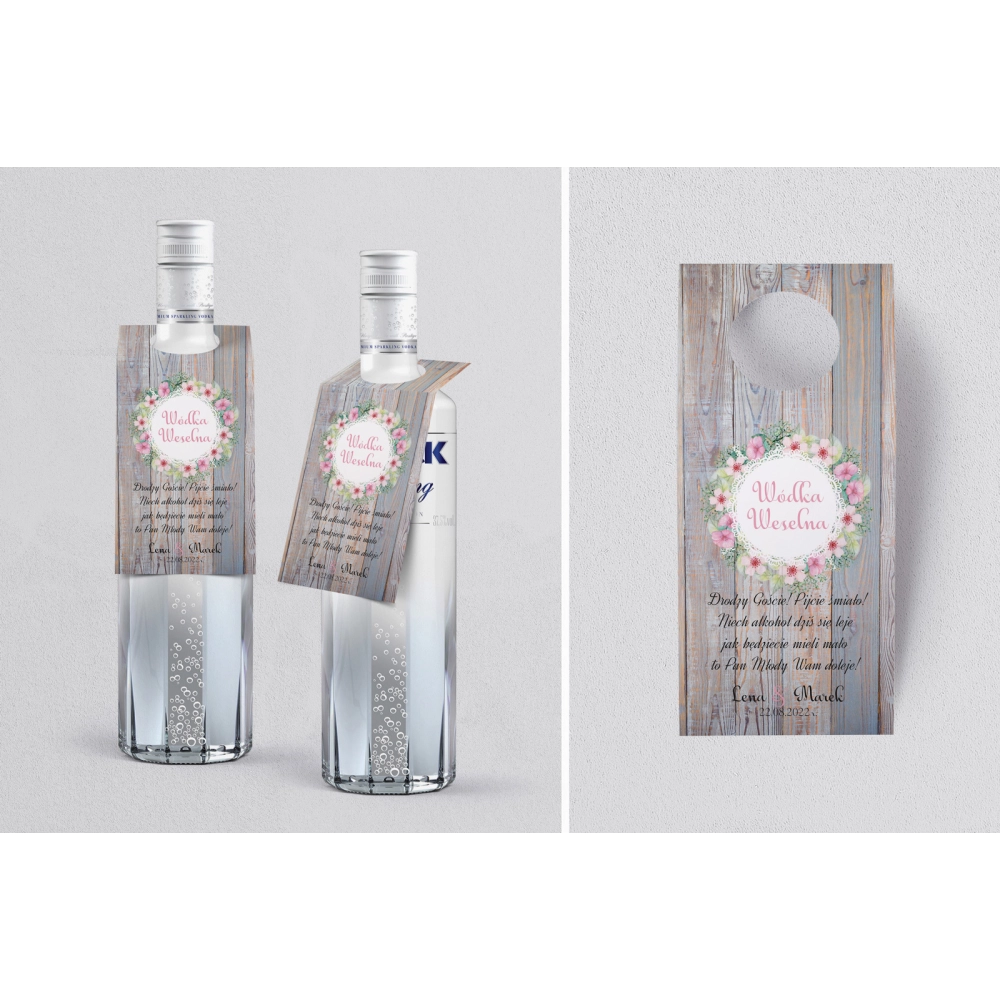 Zawieszka na alkohol oczko Rustical Motyw 6