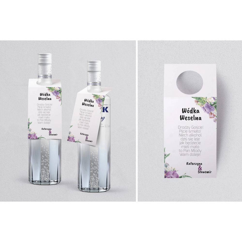 Zawieszka na alkohol oczko Bukiety Motyw 1