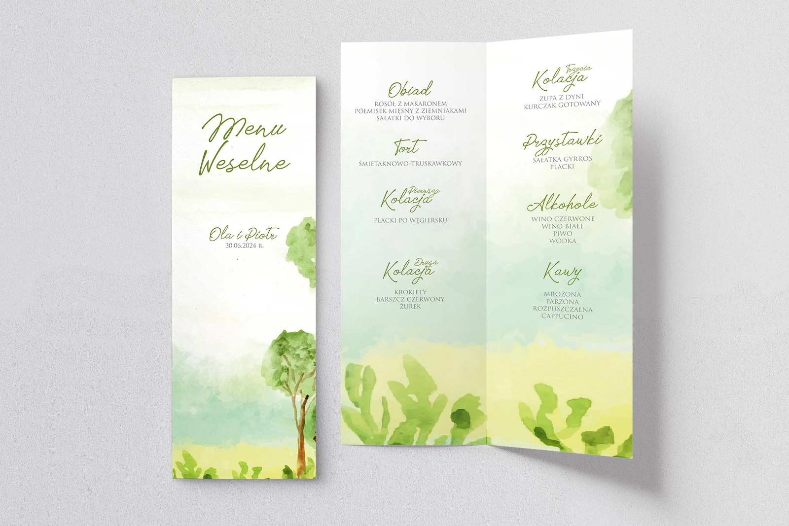 Menu Weselne Gaja - Motyw 4