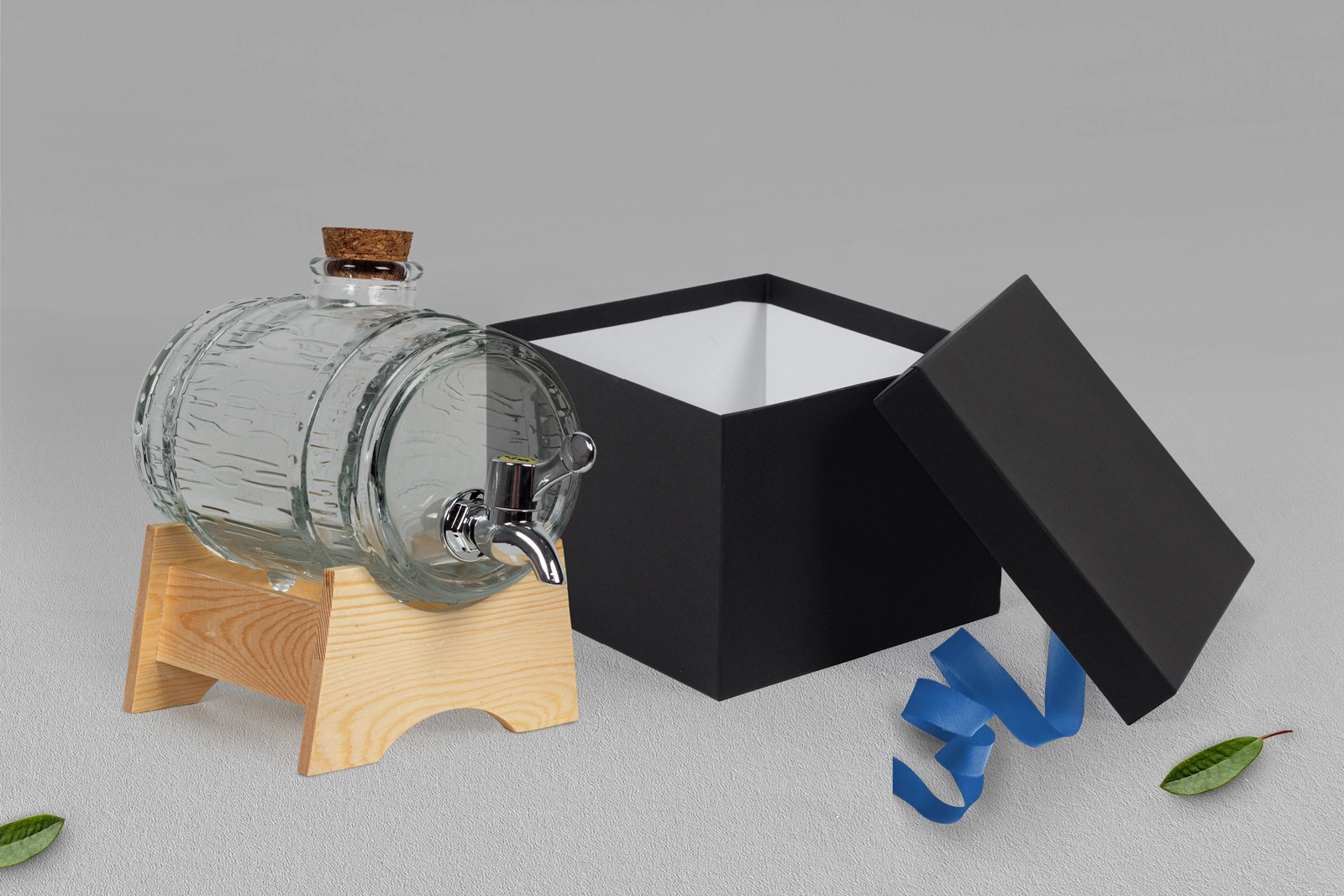 Antałek - opakowanie czarne Marmur & Złoto - Motyw 4