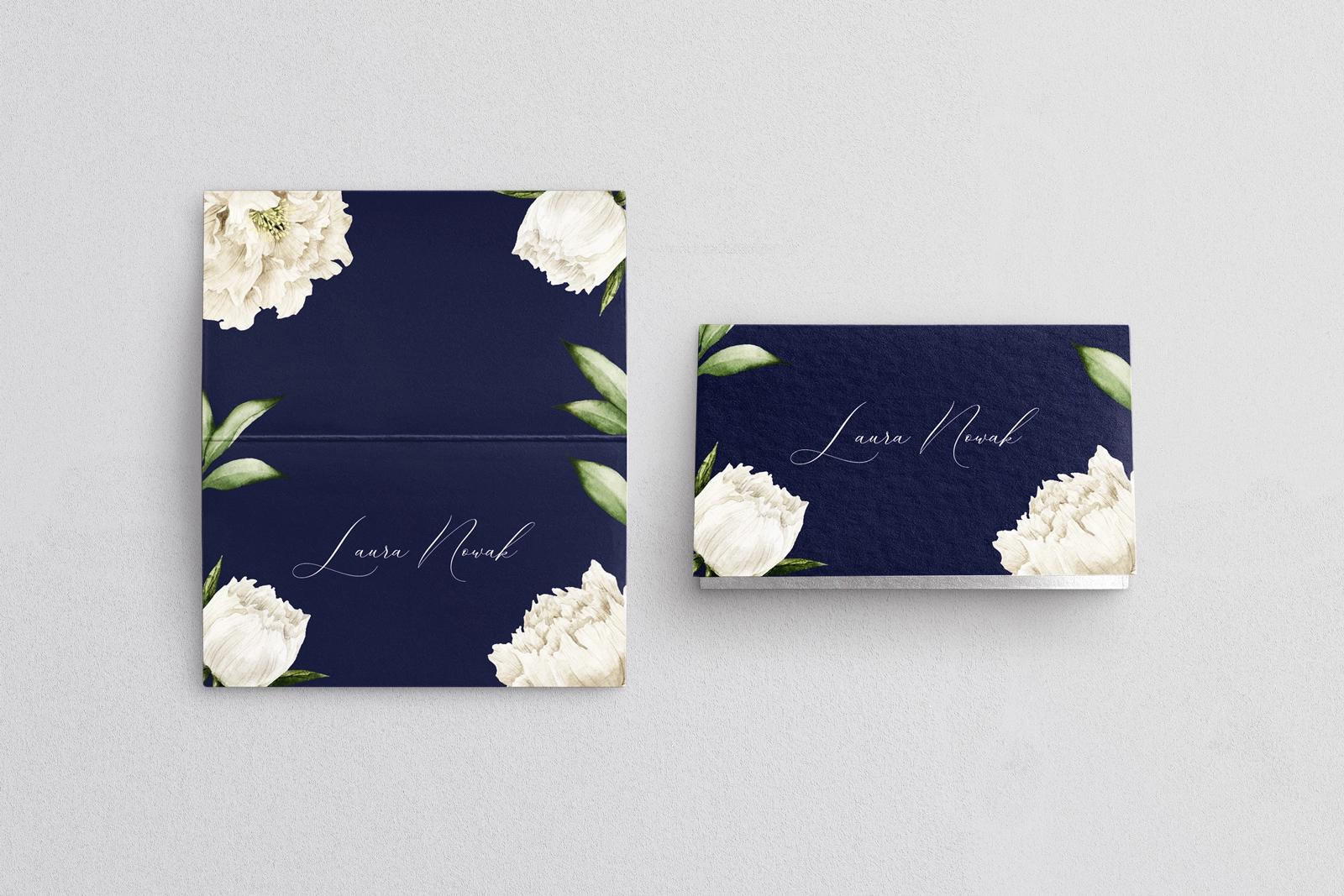 Winietki ślubne składane Loveletter - Motyw 1