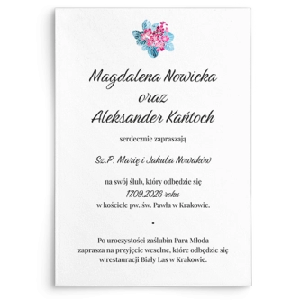 Zaproszenia ślubne Nature's Kiss - Motyw 2