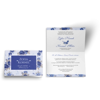 Zaproszenie ślubne Kwiatowe Pole - Motyw 4