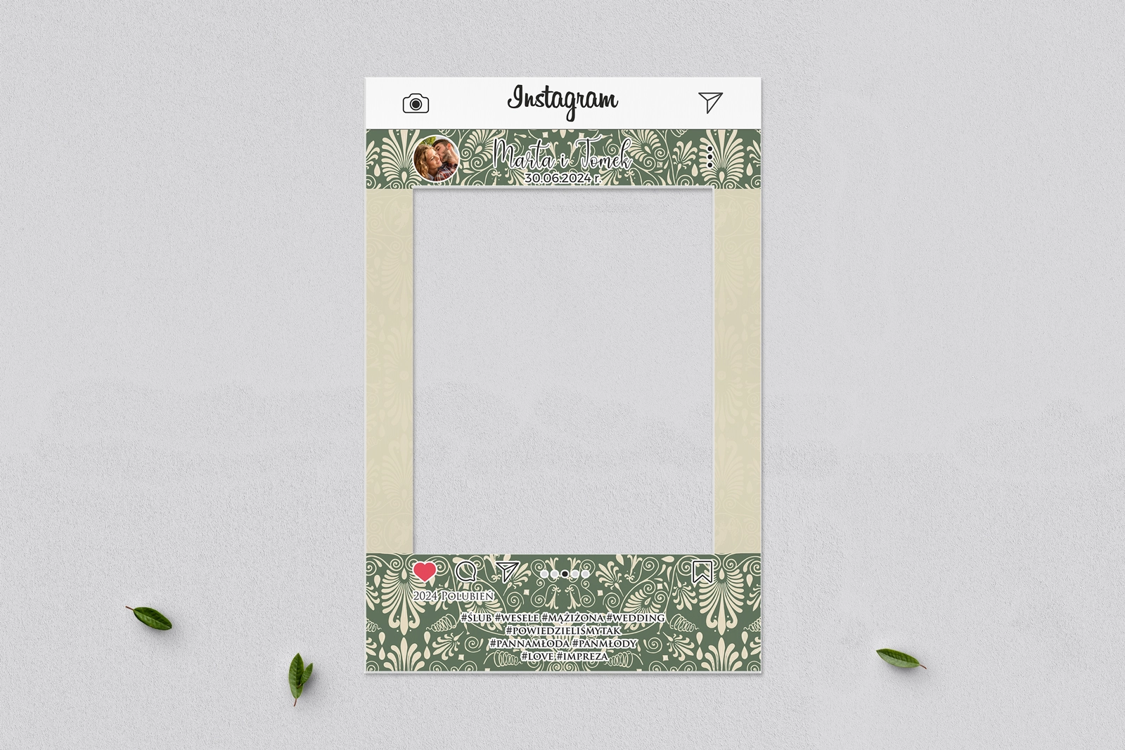 Ramka do zdjęć - Instagram Vintage Motyw 2