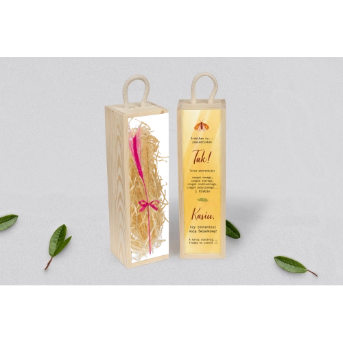 Prośba o Świadkowanie - SNW Akryl naturalna Butterflies - Motyw 3