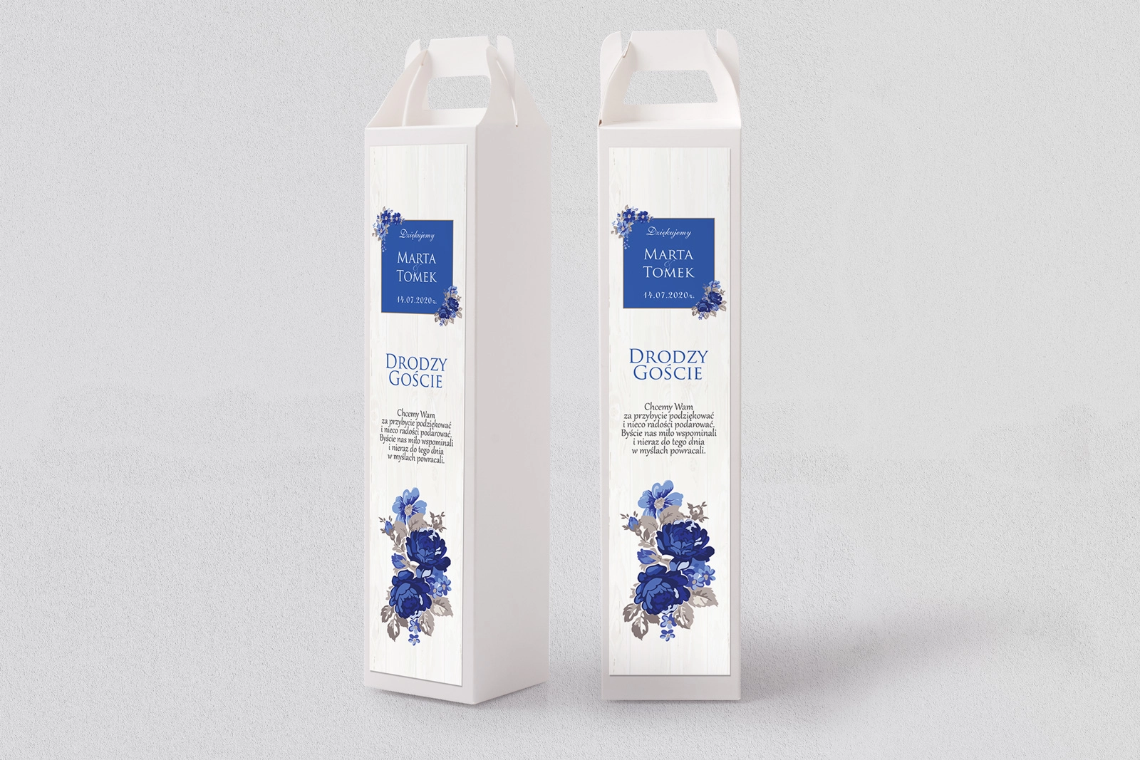 Pudełko na alkohol Biała Stodoła - Motyw 4