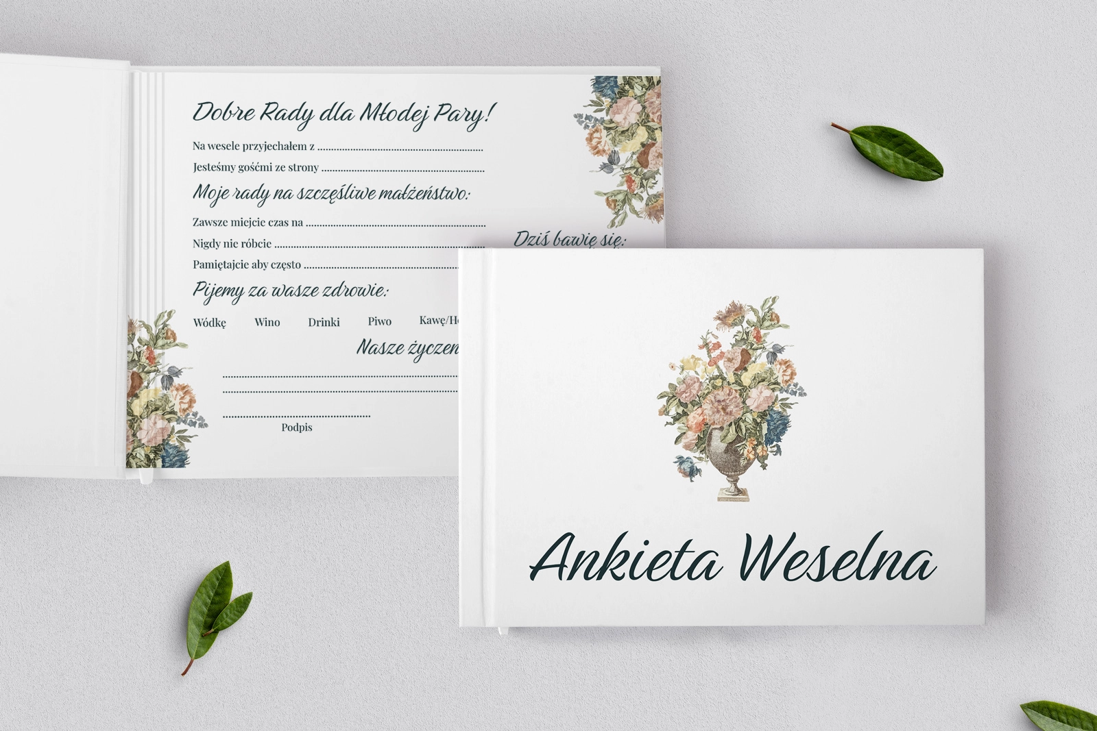 Ankieta Weselna - Rustic Summer Motyw 1