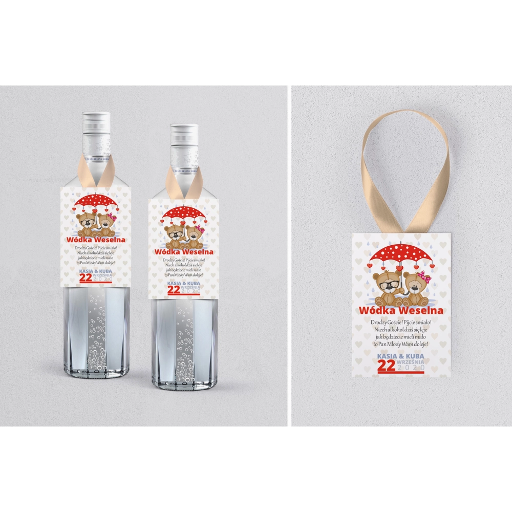 Zawieszka na alkohol Uroczy Deszcz Motyw 14