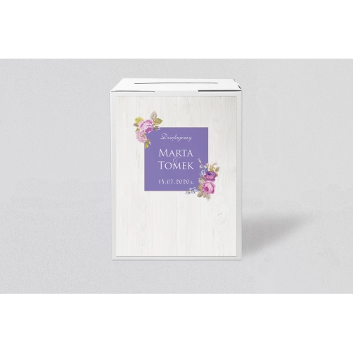 Pudełko na koperty i pieniądze Biała Stodoła - Motyw 6